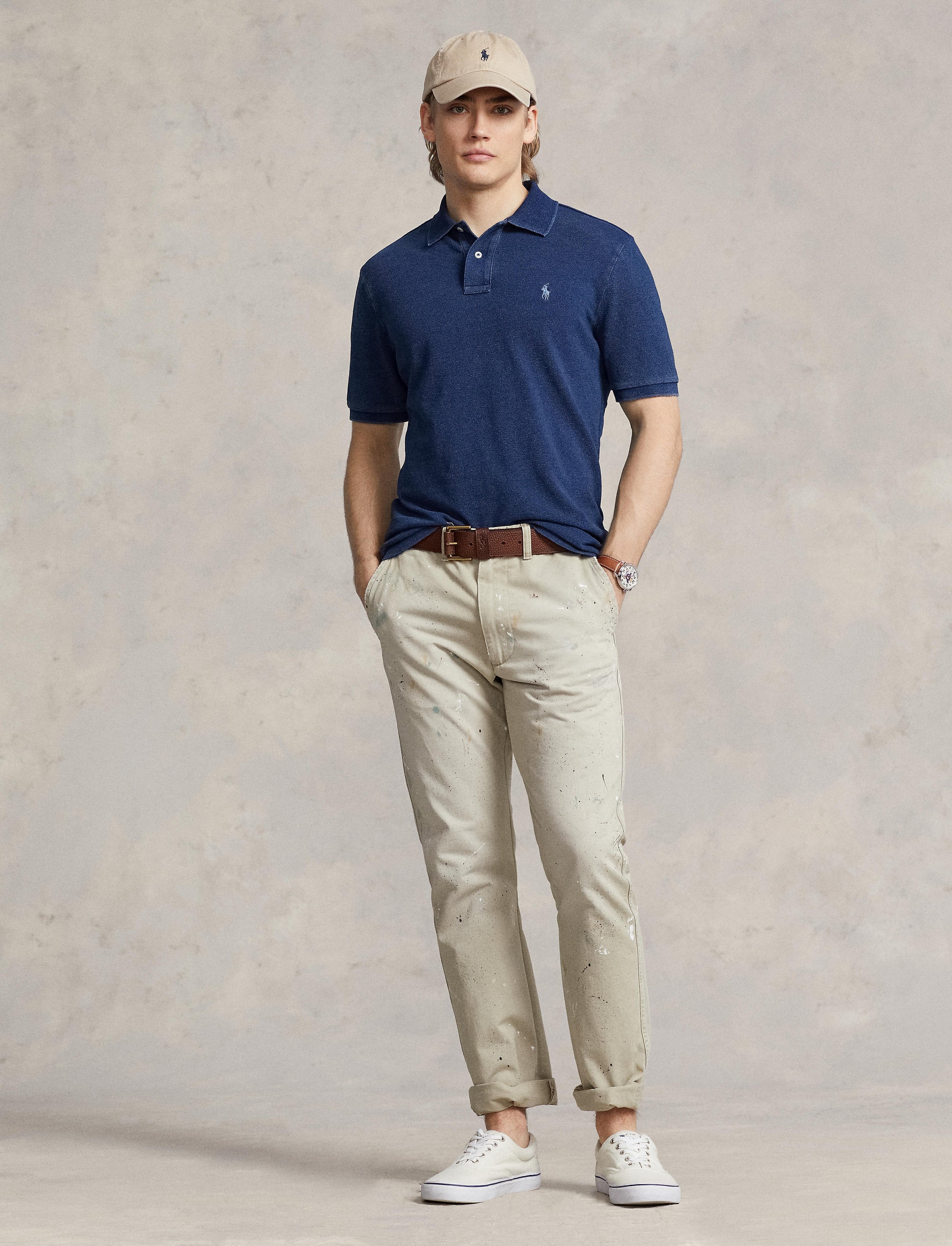 Polo iconique en coton piqué - Dark Indigo