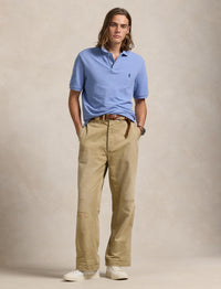 Polo en piqué coupe ajustée - Campus Blue