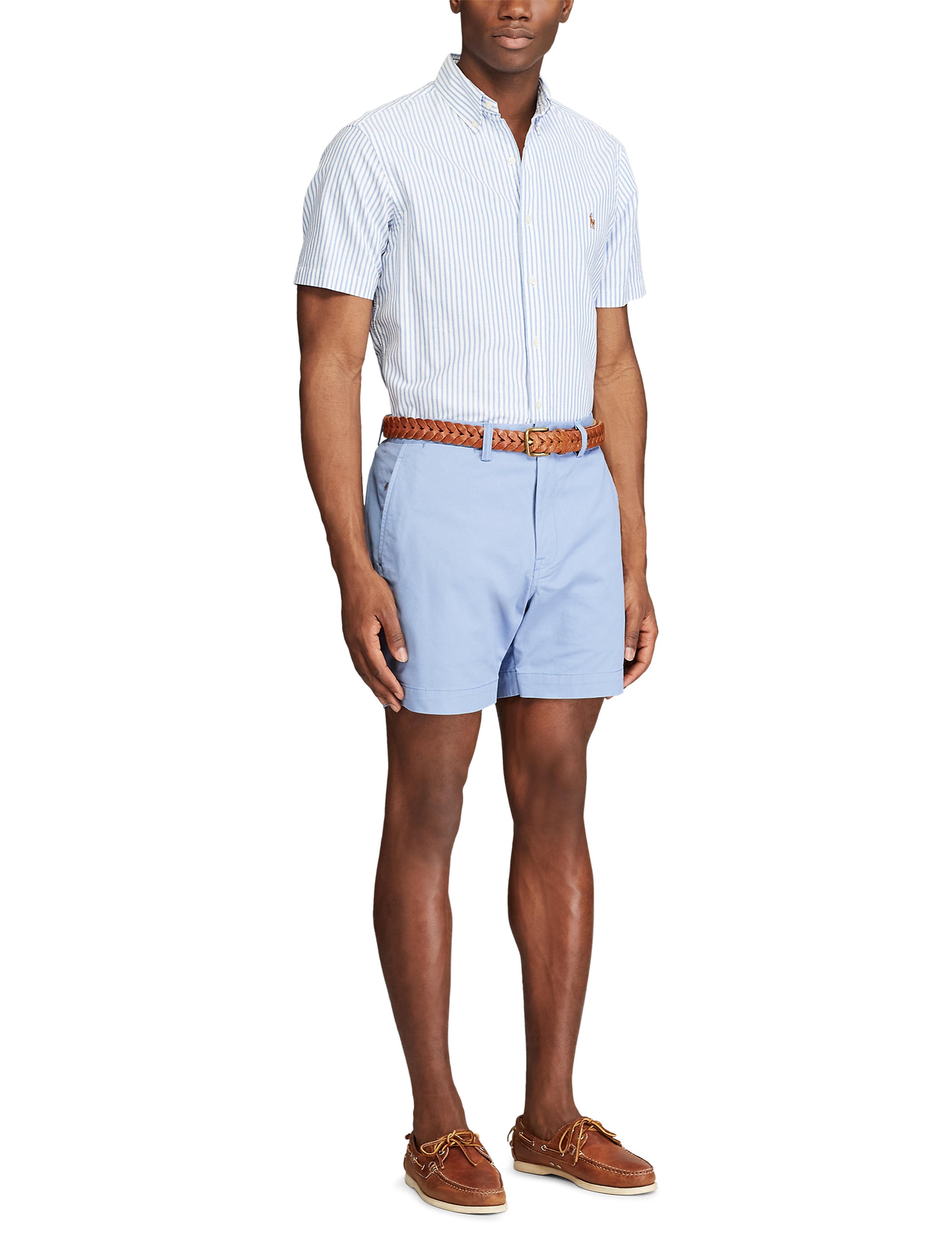 Short chino stretch - Channel Blue
