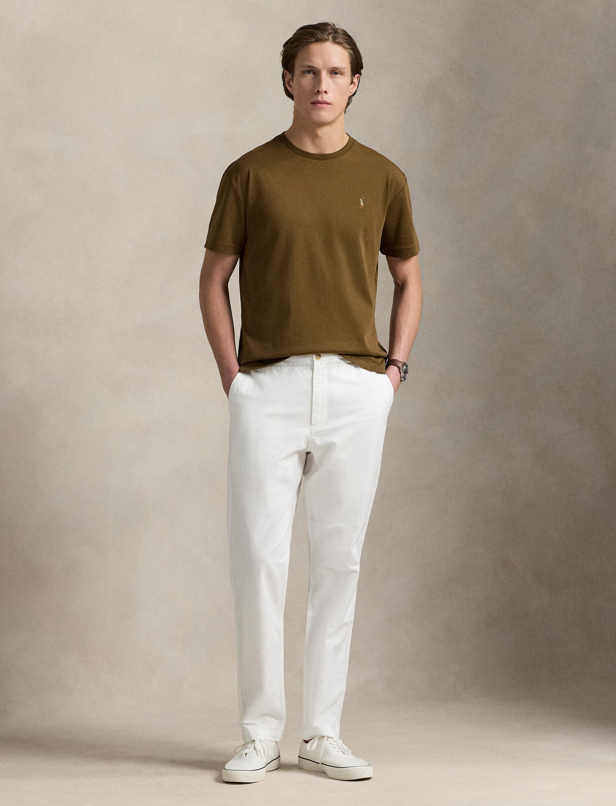 T-shirt Custom Slim Fit - Nature Brown