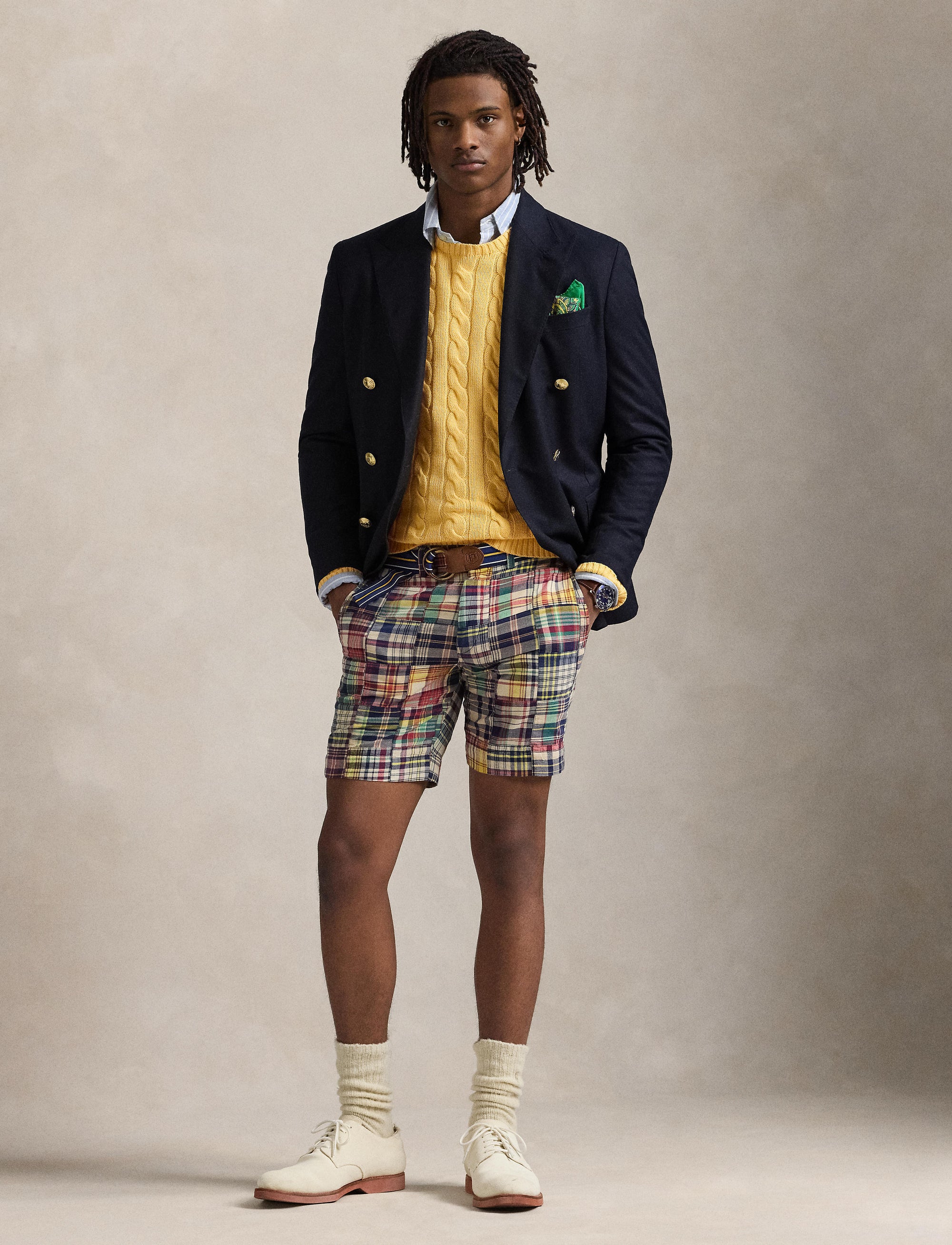 Pull en coton torsadé - Fall Yellow