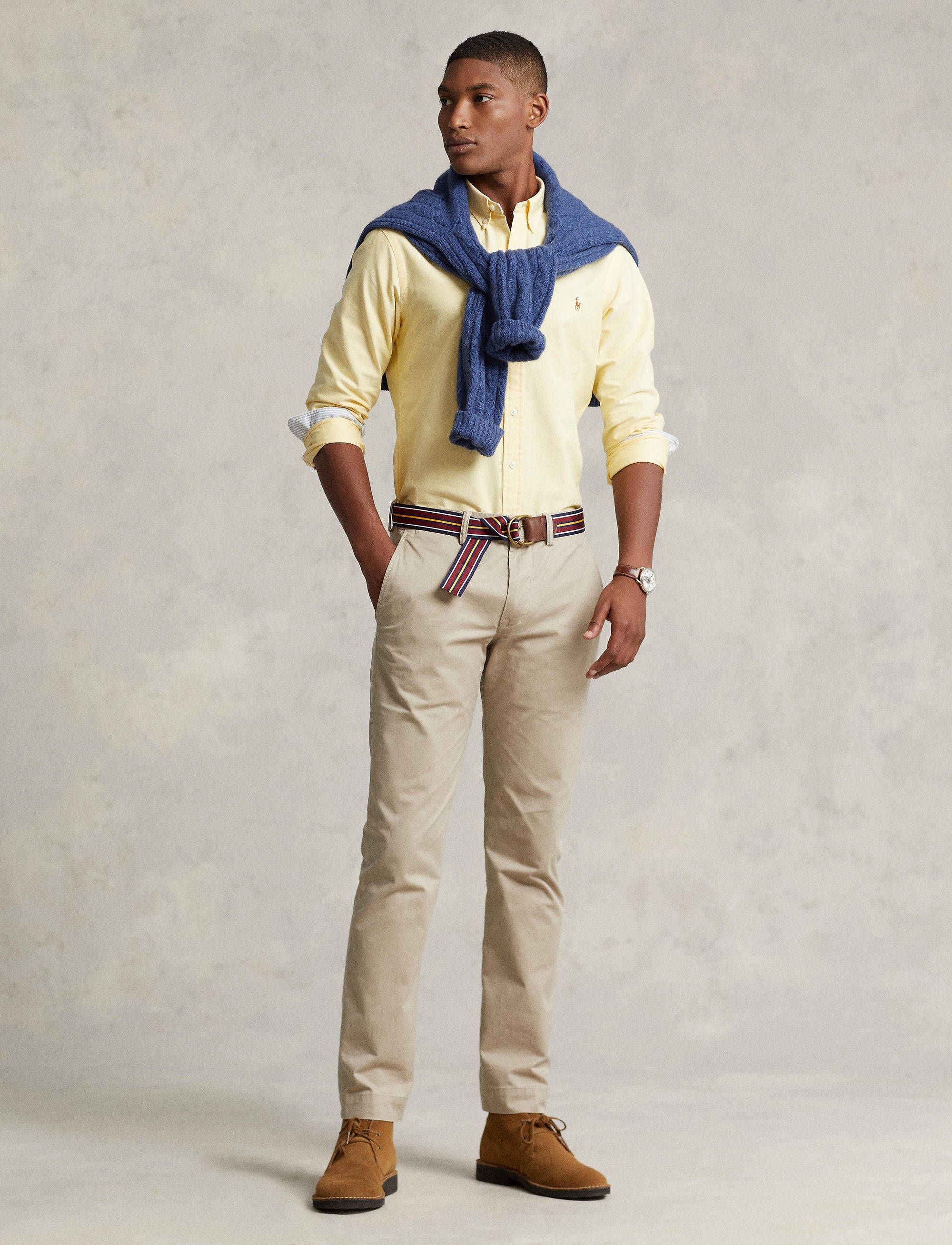 Chemise Oxford cintrée - Yellow Oxford