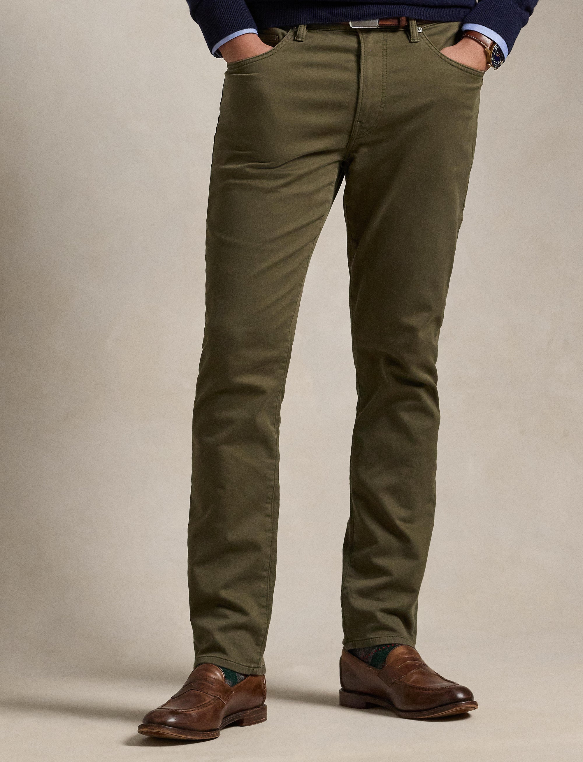 Pantalon chino slim Sullivan - Canopy Olive