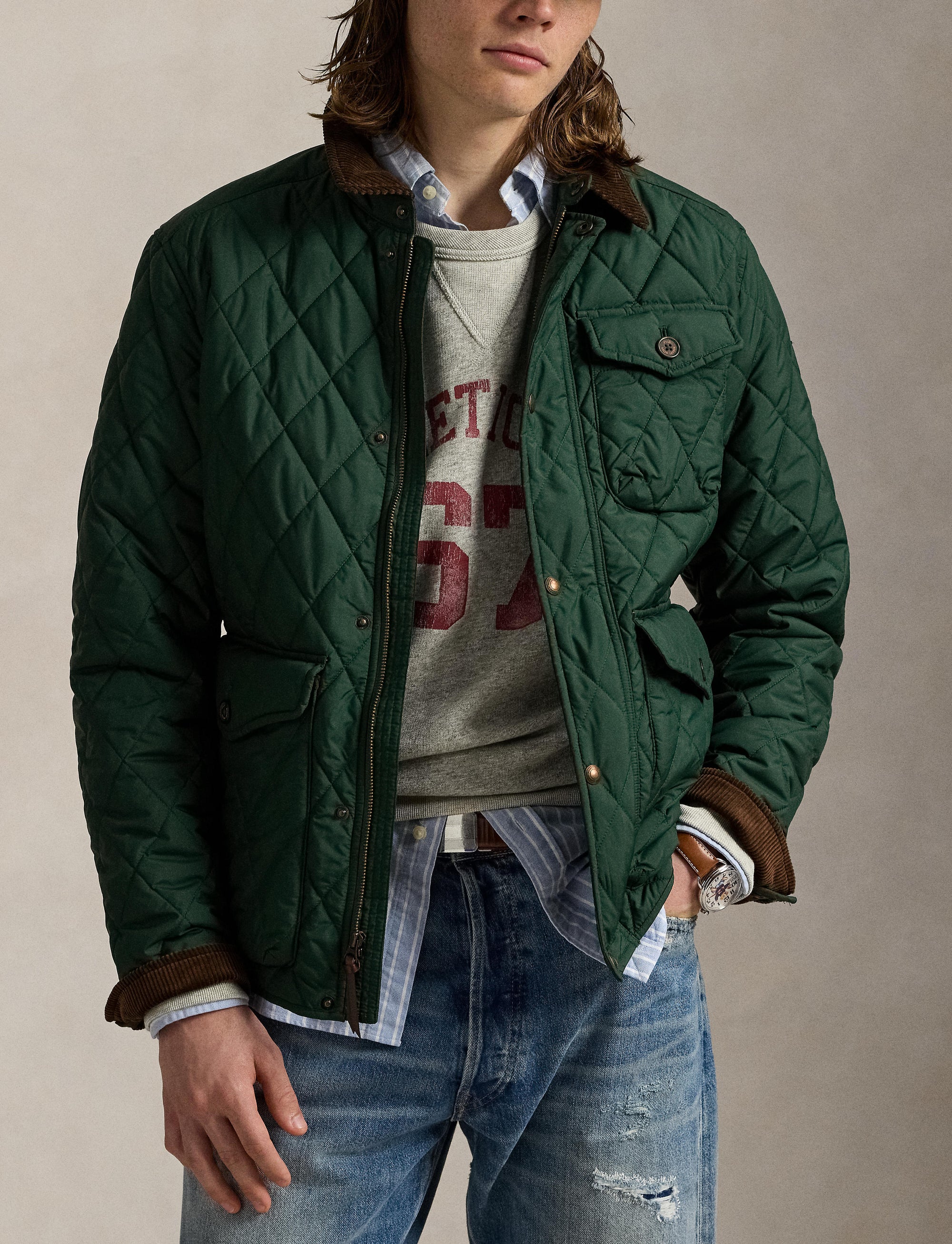 6pcs / NEW // BASIC FOREST FIELD JACKET LINED BEATON JKT