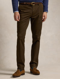 Pantalon Greenwich Slim Fit en chino - Dark Brown