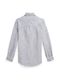2pcs / NEW // 5138A NAVY/WHITE SPORT SHIRT LONG SLEEVE CUBDPPCS