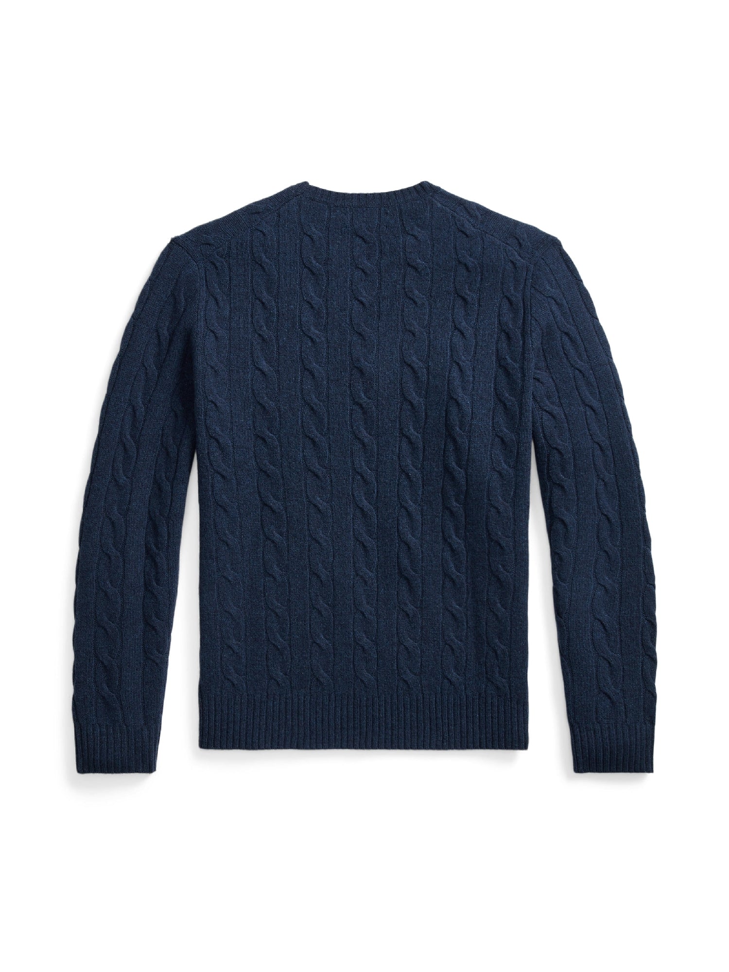 Pull torsadé en laine - Worth Navy Heather