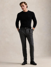 Pull en laine torsadée - Polo Black