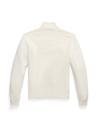 Pull demi-zippé en laine - Andover Cream