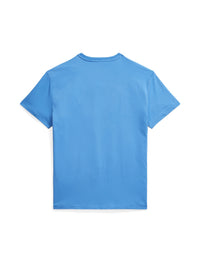 T-shirt en jersey à col rond - New England Blue