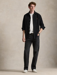 Chemise ajustée en flanelle grattée - Polo Black