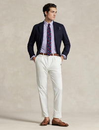 Chemise rayée Slim Fit popeline stretch - Lavender & White