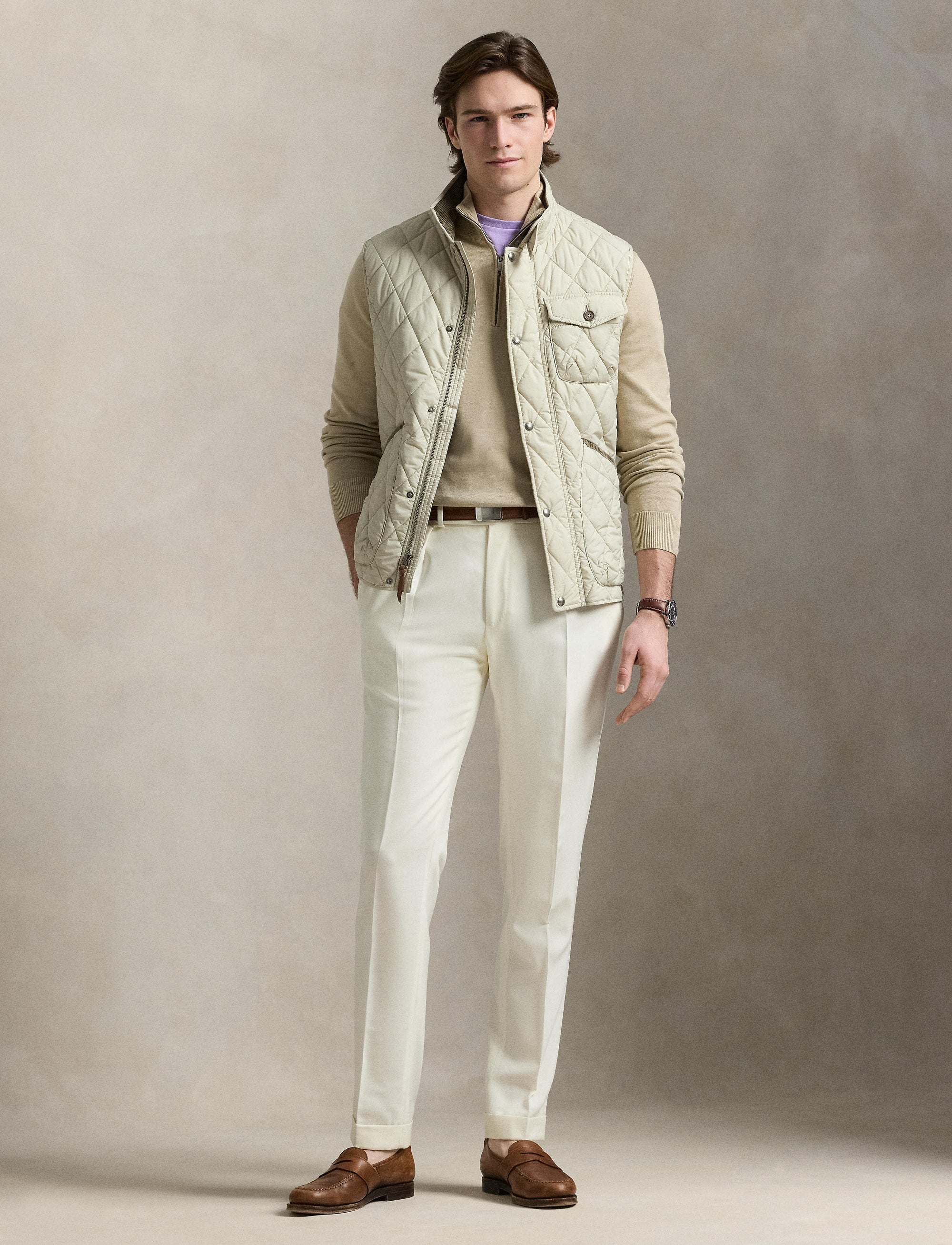 Gilet utilitaire matelassé Beaton - Stoneware Grey