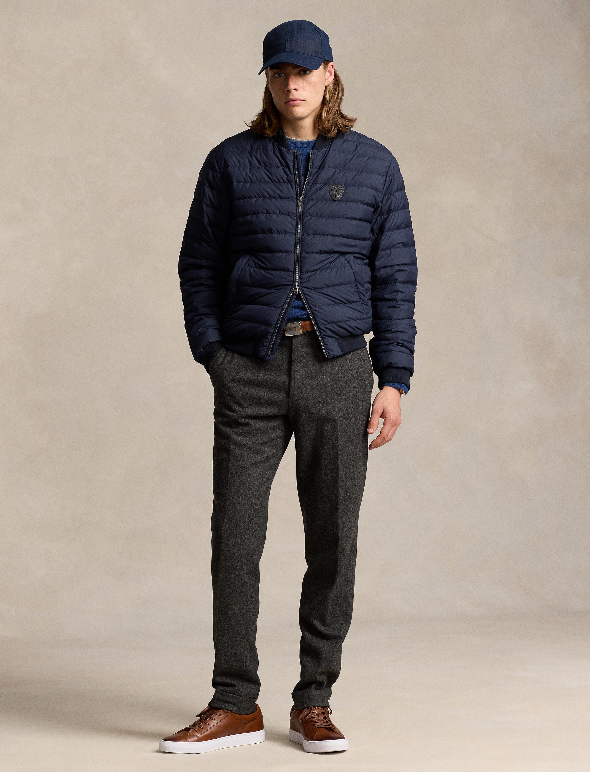 Doudoune bomber Baker - Collection Navy
