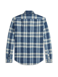 Chemise workwear classique indigo madras - White & Indigo