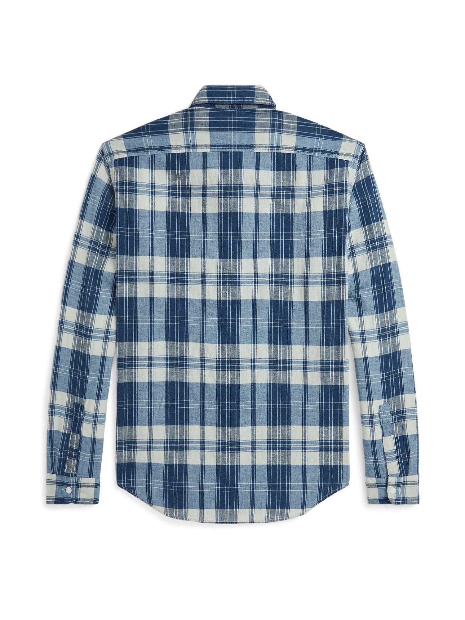 Chemise workwear classique indigo madras - White & Indigo