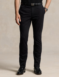 Pantalon Slim Jarrett satinette stretch - Polo Black