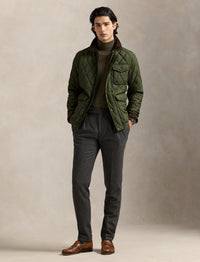 Pull à col roulé en laine lavable - Cargo Olive Heather
