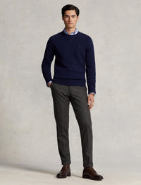 Pull Slim Fit en laine lavable - Hunter Navy