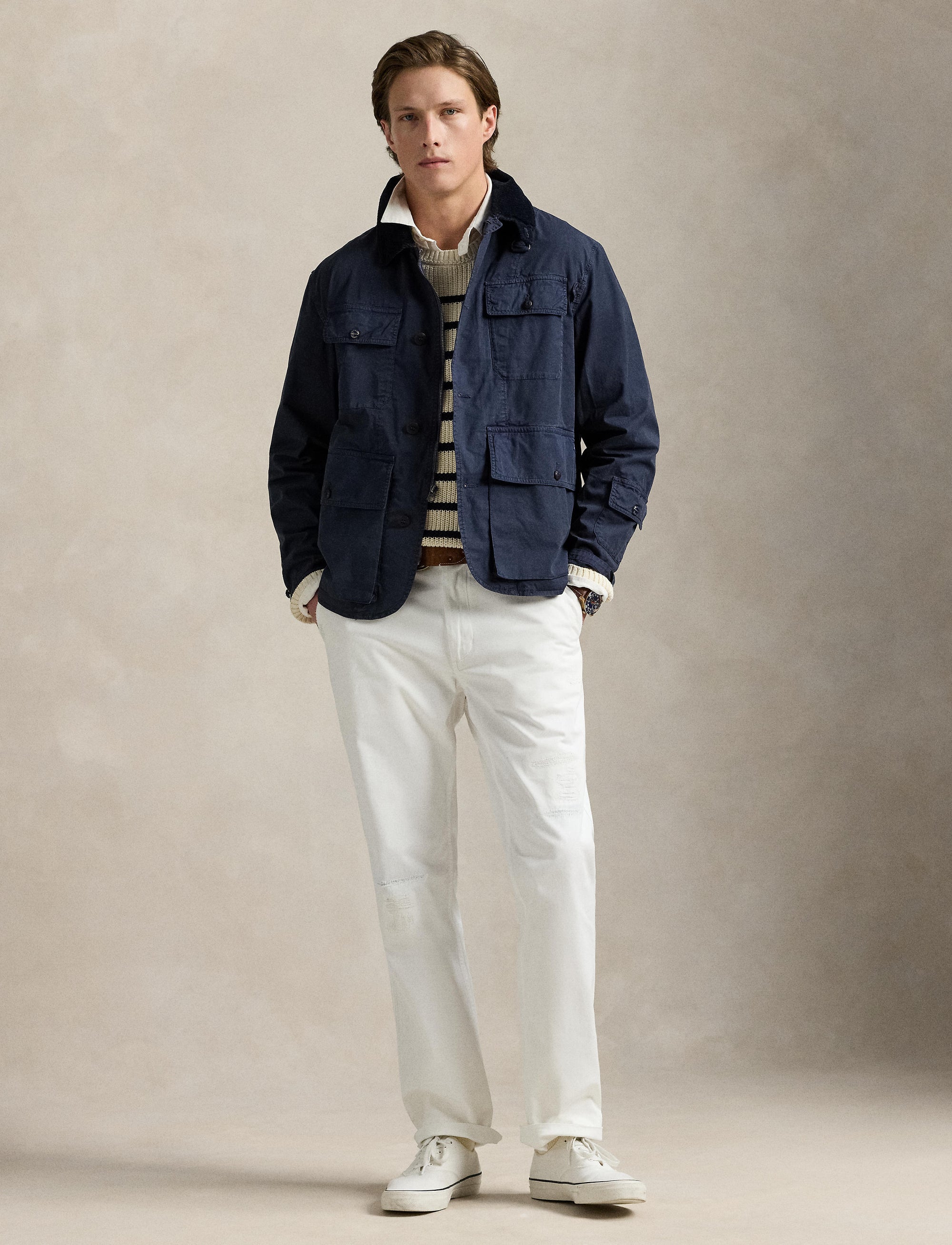 Veste de pêche en sergé - Newport Navy X