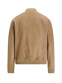 Bomber en daim - Desert Khaki