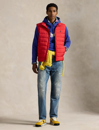 Colden packable down waistcoat - Red
