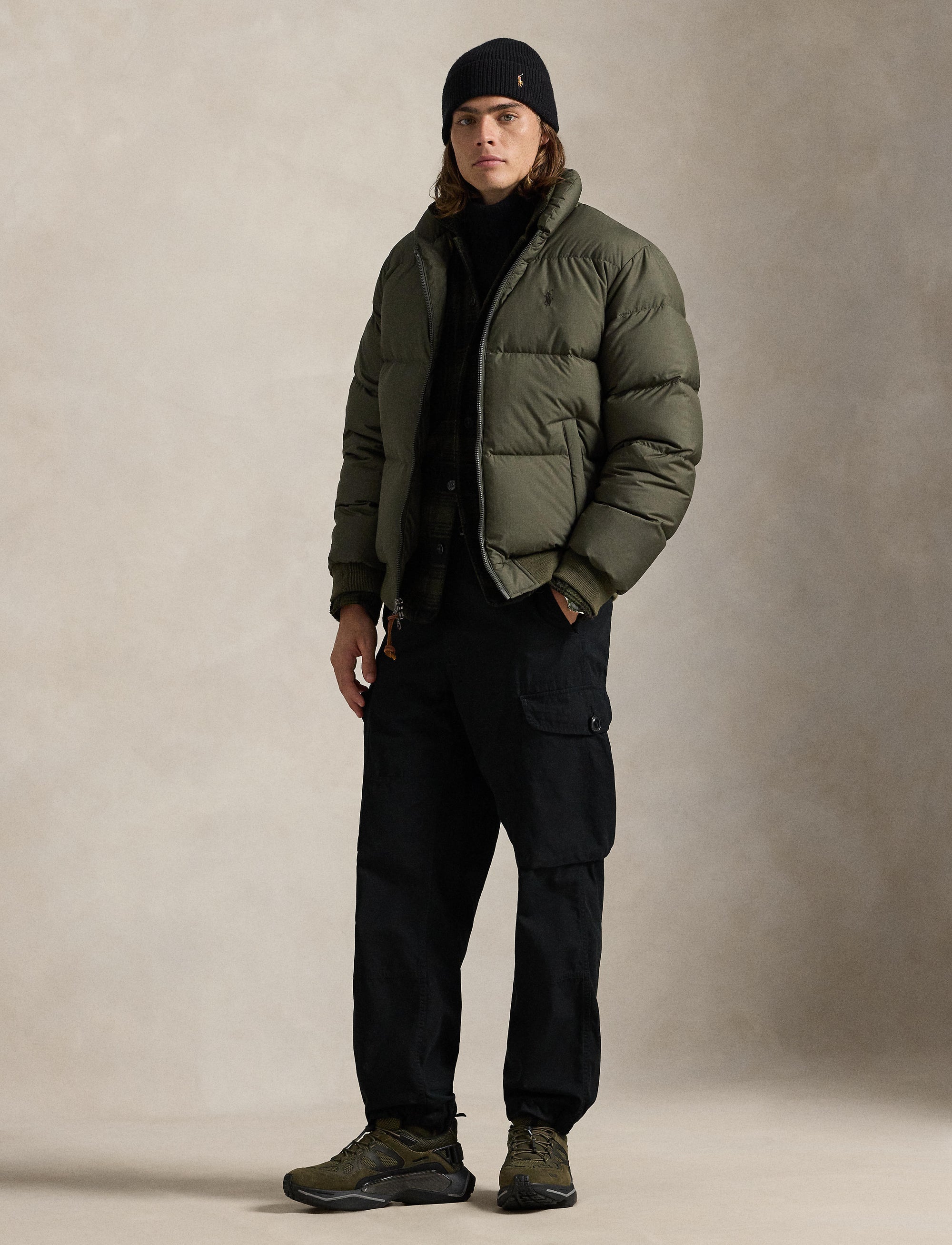 Wyoming ripstop down jacket - Ranger Green