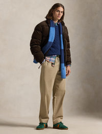 Wyoming corduroy down jacket - Dark Beech