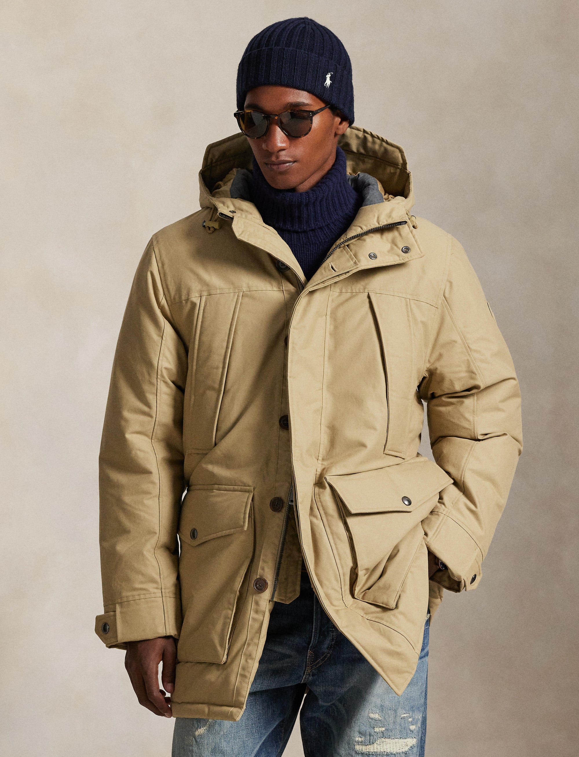 Parka Lennox en duvet - Khaki