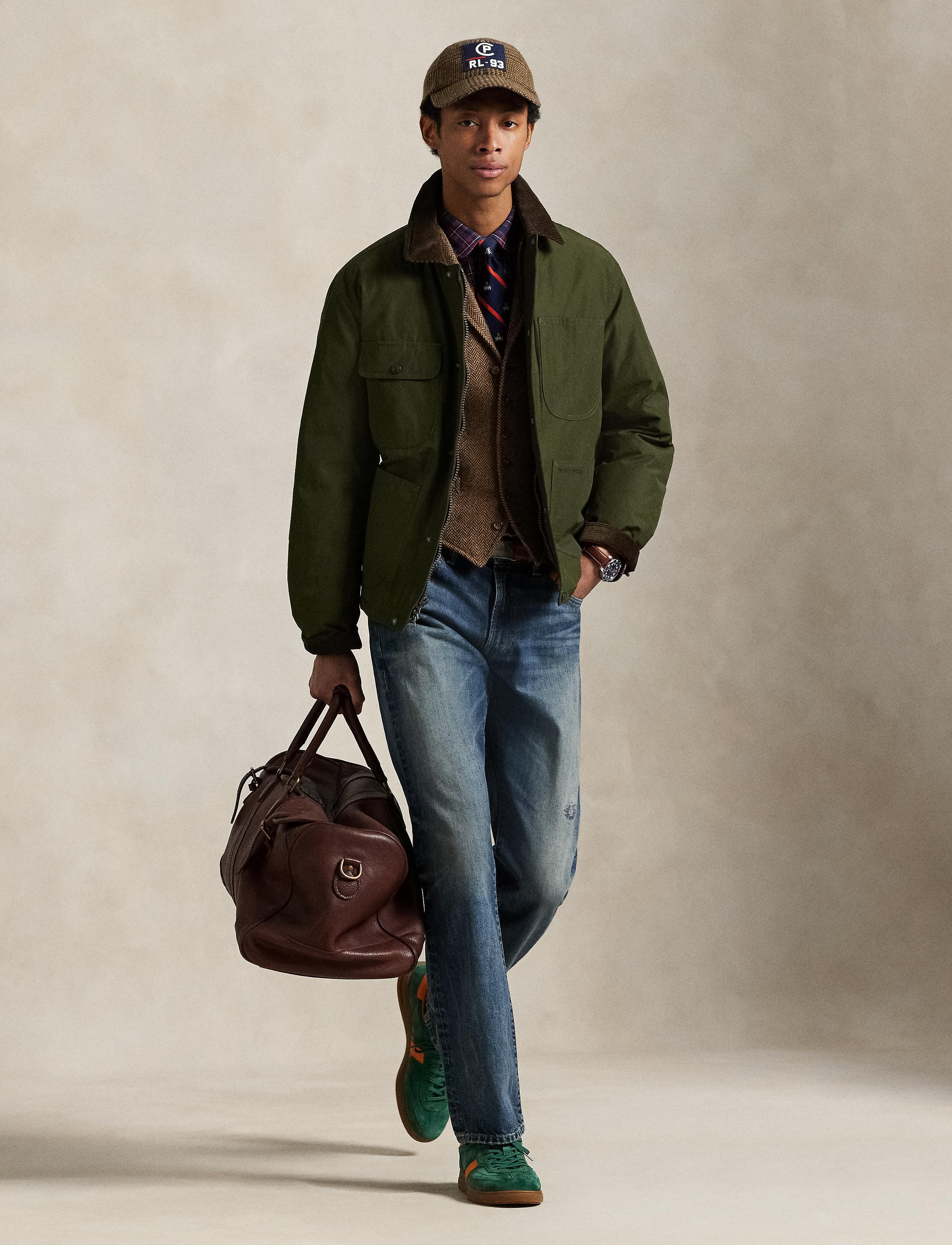 Elsdon utility jacket - Dark Loden