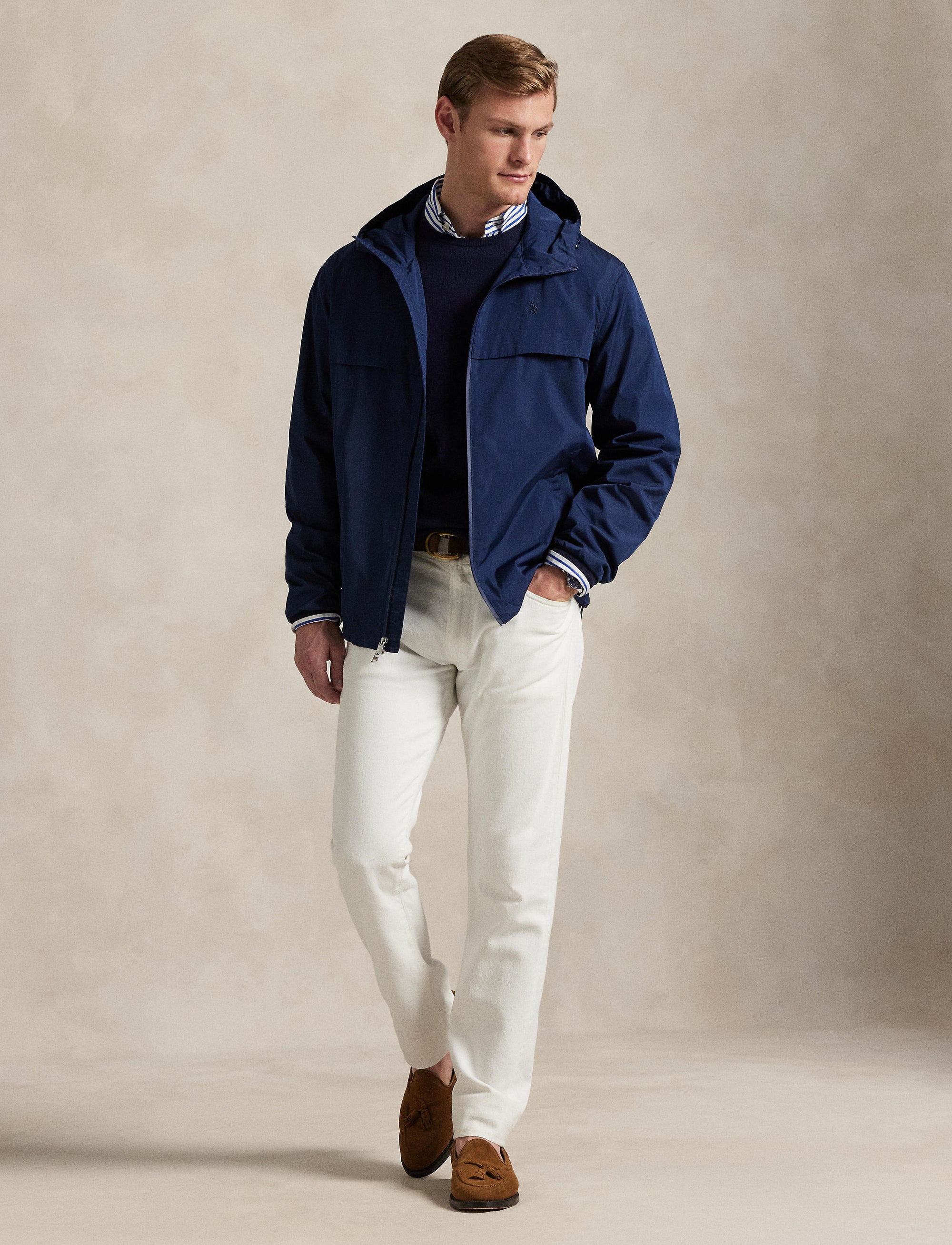 Glenmoor hooded jacket - Newport Navy