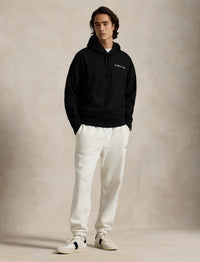 Sweat capuche Relaxed Fit logo en molleton - Polo Black
