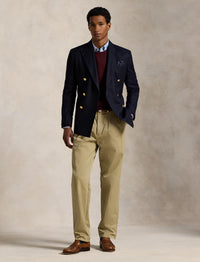 Pull col rond en laine  - Aged Wine Heather