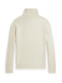 Pull à col rond en laine - Andover Cream