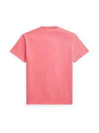 T-shirt en jersey à col rond - Pale Red