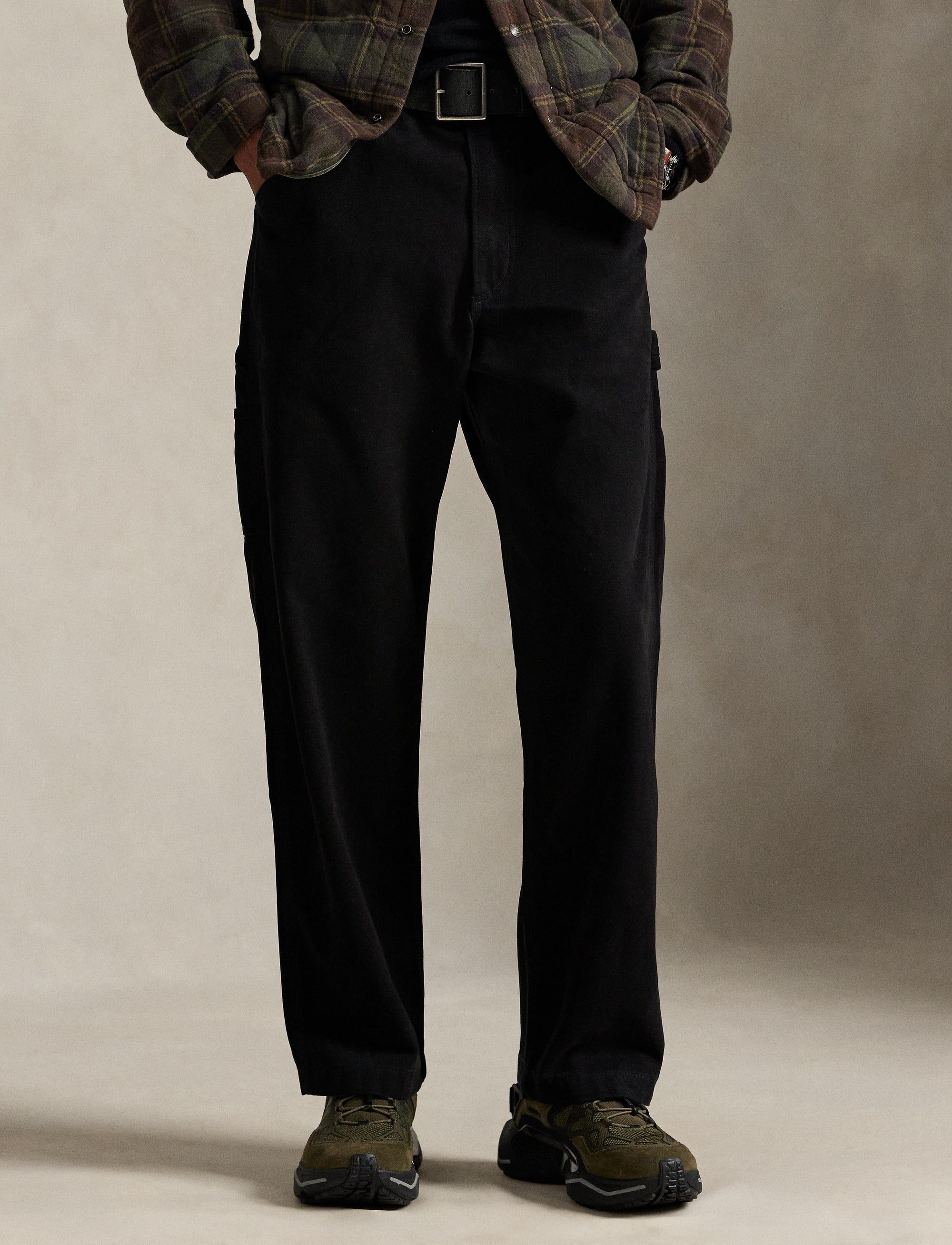 Polo Dungaree Canvas Carpenter Trousers - Polo Black