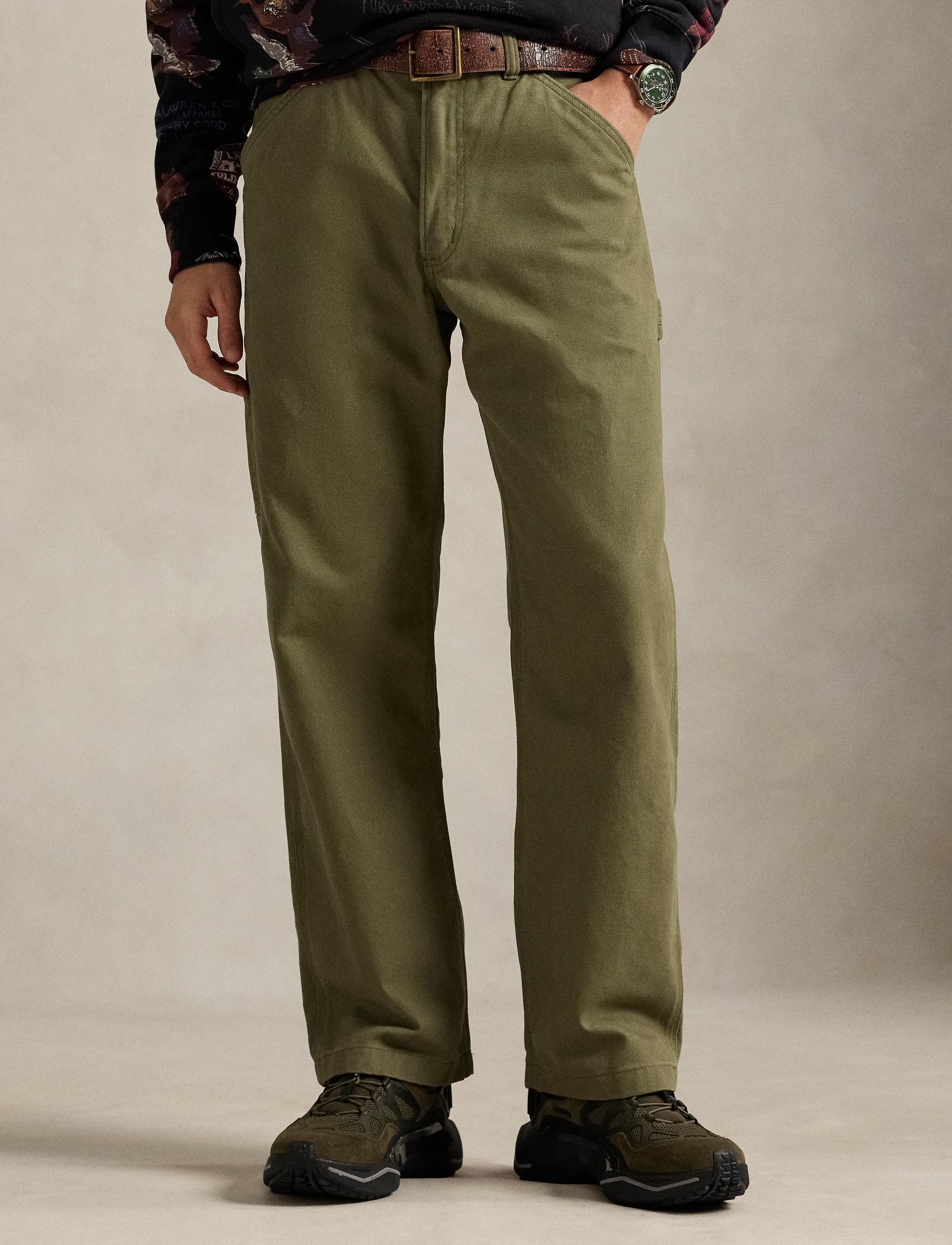 Pantalon charpentier toile Polo Dungaree - Fall Sage