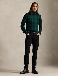 4pcs / NEW // BLACKWATCH PLAID PULLOVER LONG SLEEVE LSTURTLEM1