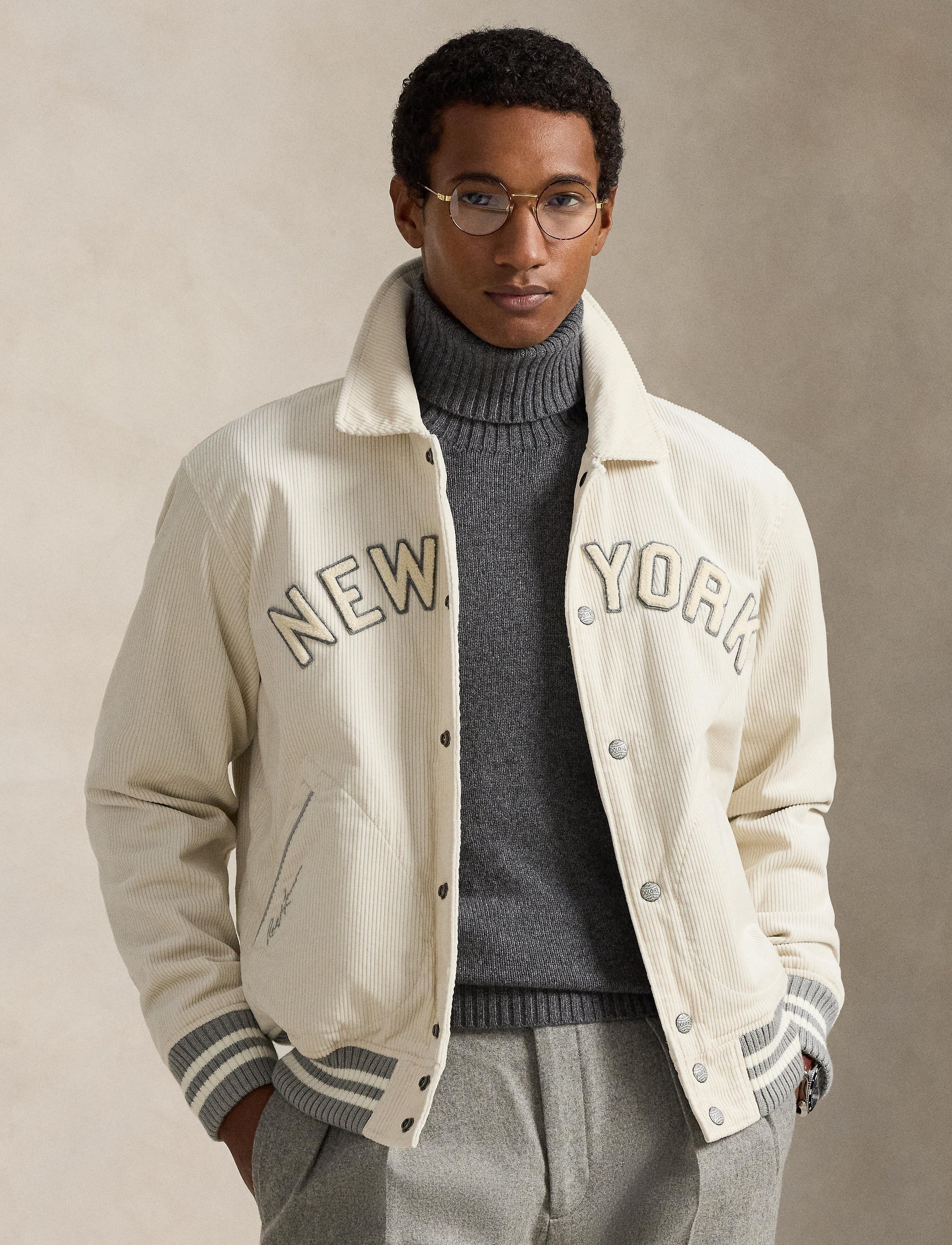 Veste Polo Ralph Lauren Yankees™ - Antique Cream