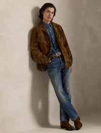 Veste à franges en daim - Hunter Brown