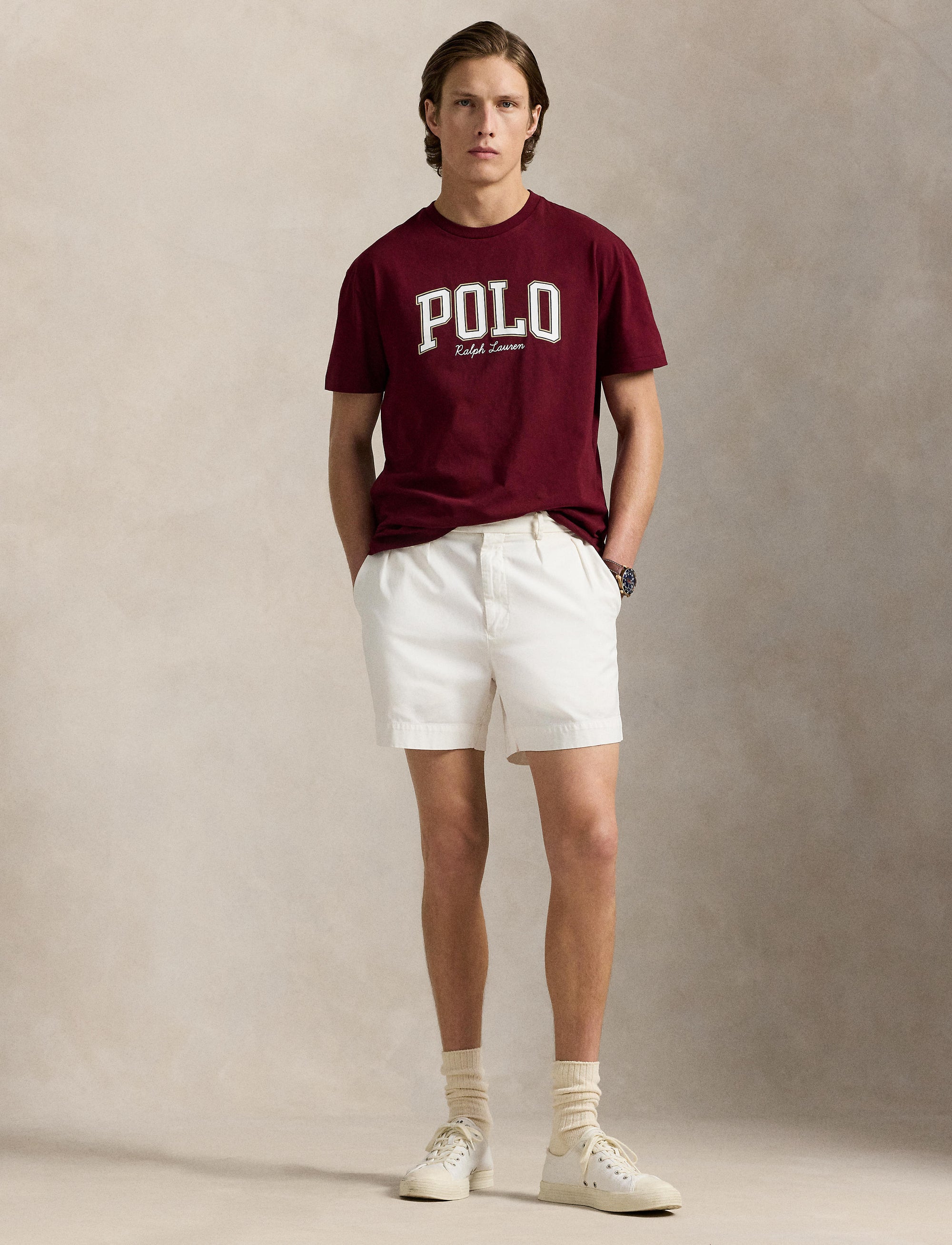 T-shirt à logo Custom Slim Fit - Classic Wine