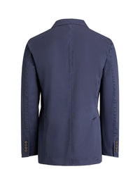 Unstructured Polo chino blazer - Nautical Ink