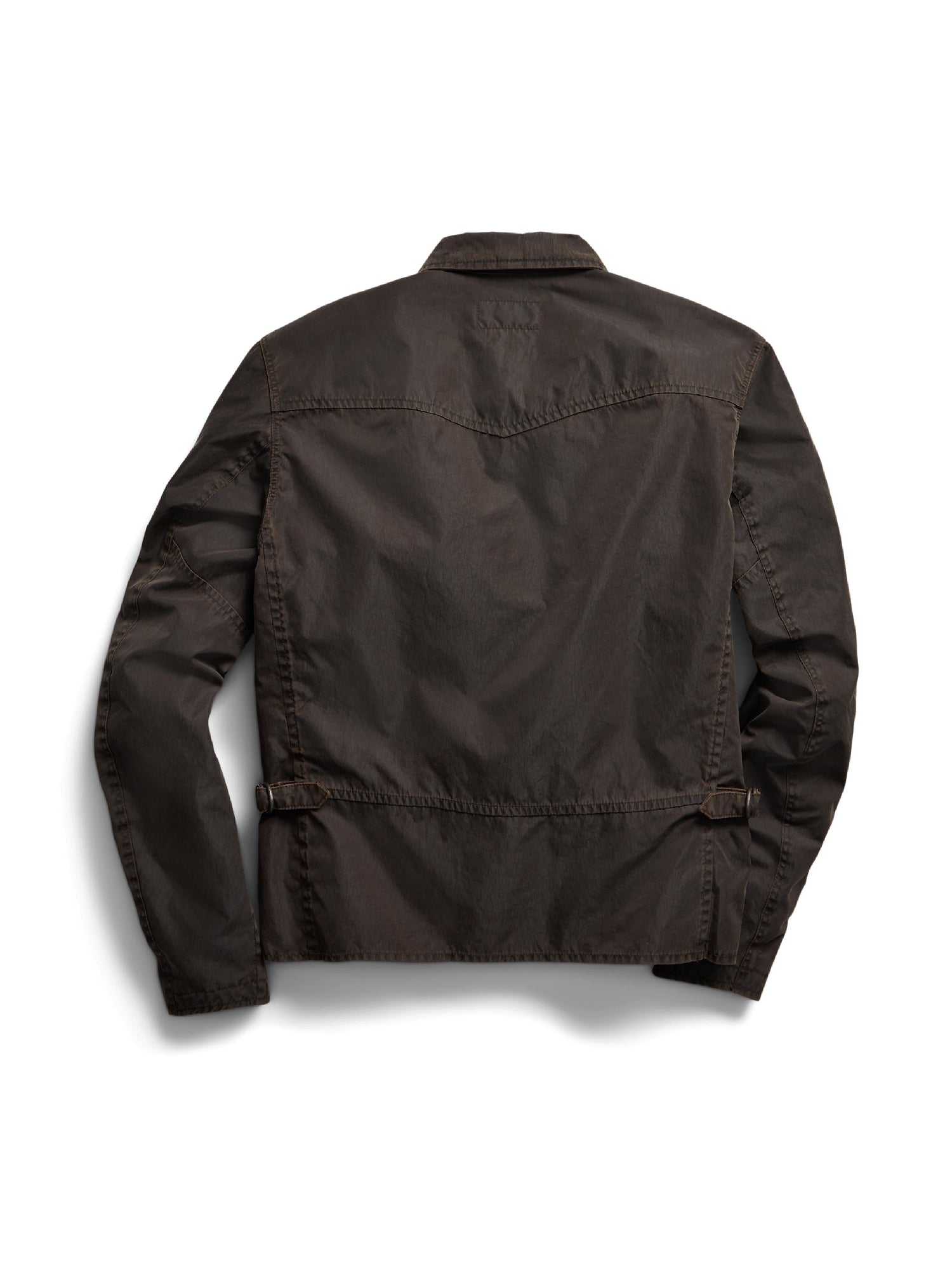 Veste moto en sergé - Vintage Black