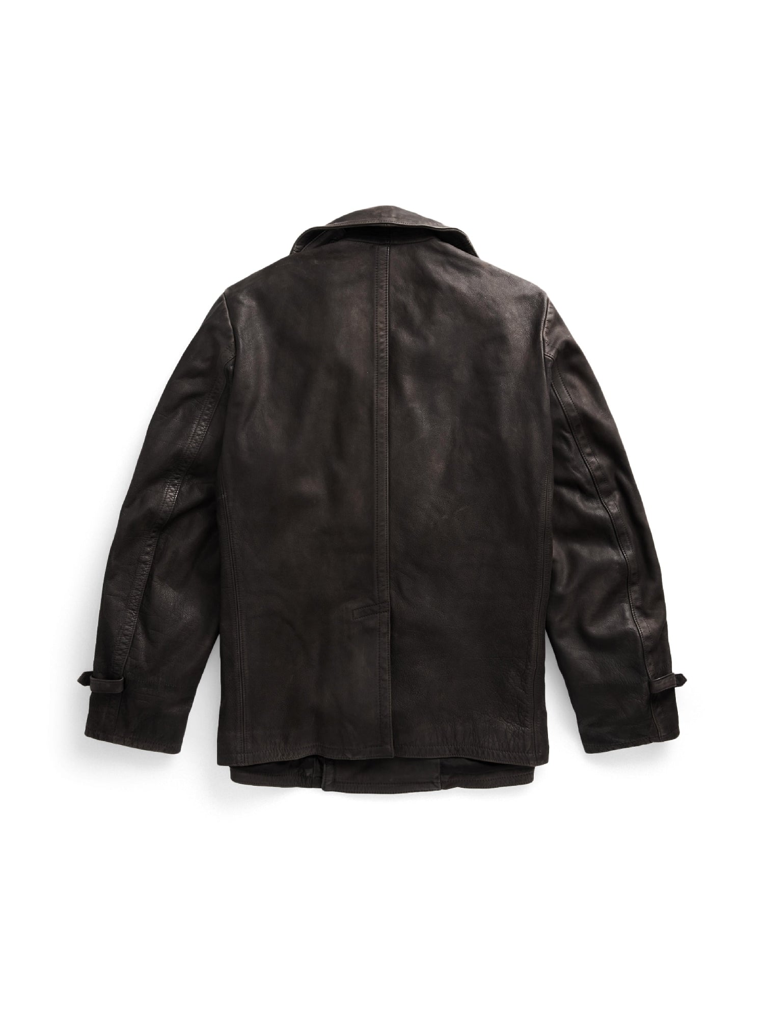 Caban en cuir - Black Over Brown