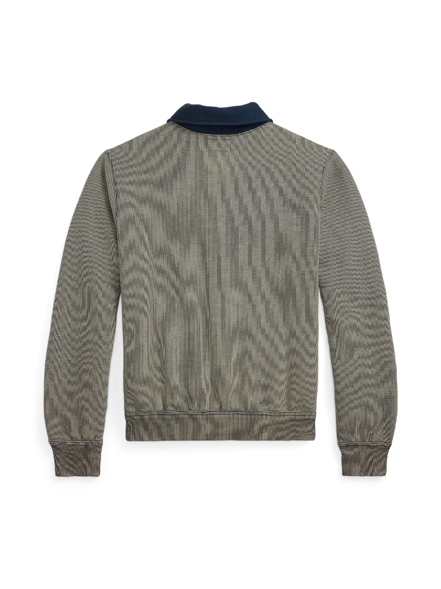 Cardigan en jacquard rayé - Navy & Multicolore
