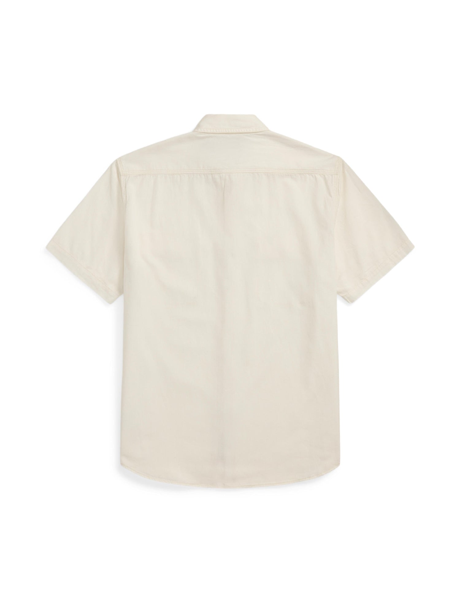 Chemise workwear à lisière selvedge - Natural & Off-White