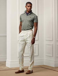 Polo Custom Slim Fit en piqué - Sea Spray