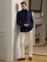 Pull à col roulé en cachemire - Classic Chairman Navy