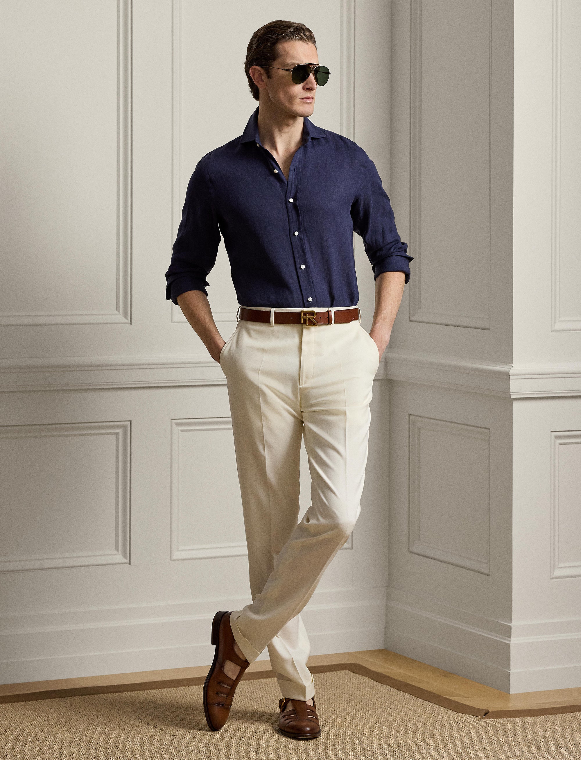 Chemise en lin - Classic Navy