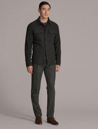 Surchemise en laine - Dark Grey Melange